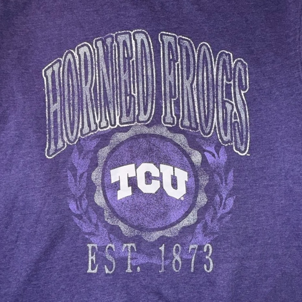 Rivalry Threads TCU Horned Frogs Purple Sweatshirt Crewneck NWT Medium